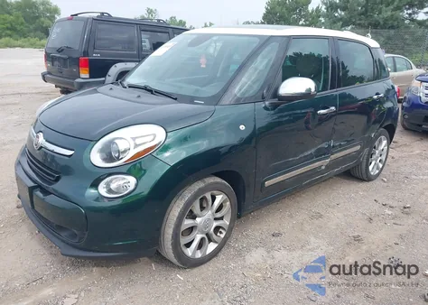 2014 Fiat 500L Lounge z USA, uszkodzony, nr VIN ZFBCFACH5EZ003565